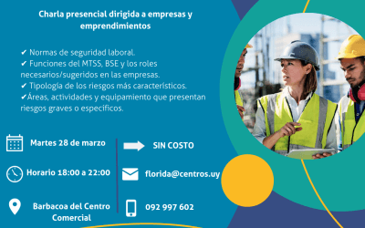 Charla: SEGURIDAD Y SALUD OCUPACIONAL