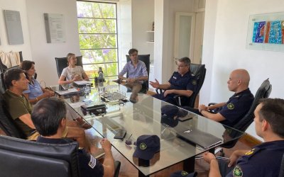 Reunión con Nuevo Jefe de Policía
