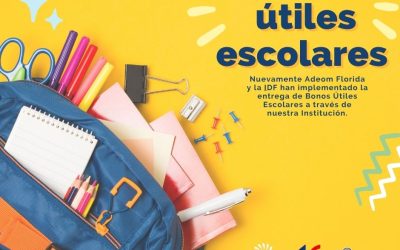 Bono útiles escolares ADEOM