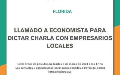 Llamado a Economista