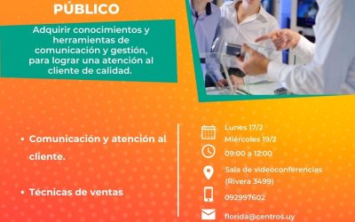 Taller: Herramientas para mejorar la atención al público.