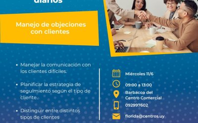 Taller: Resolución de problemas diarios, manejo de objeciones con clientes.