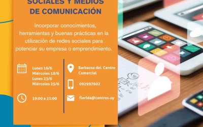 Taller: Publicitar en redes sociales y medios de comunicación.