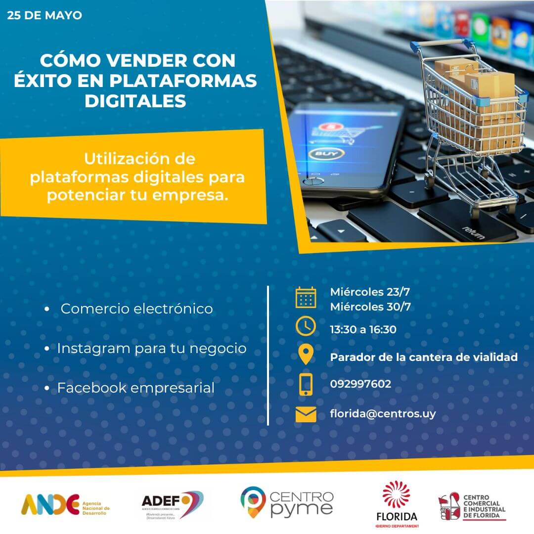 Cómo vender con éxito en plataformas digitales – 25 de mayo