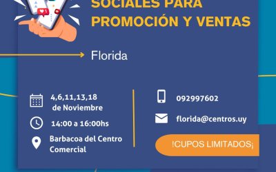 Taller: Redes sociales para promoción y venta con foco en inteligencia artificial.