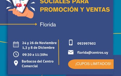 Taller: Redes sociales para promoción y venta con foco en inteligencia artificial.
